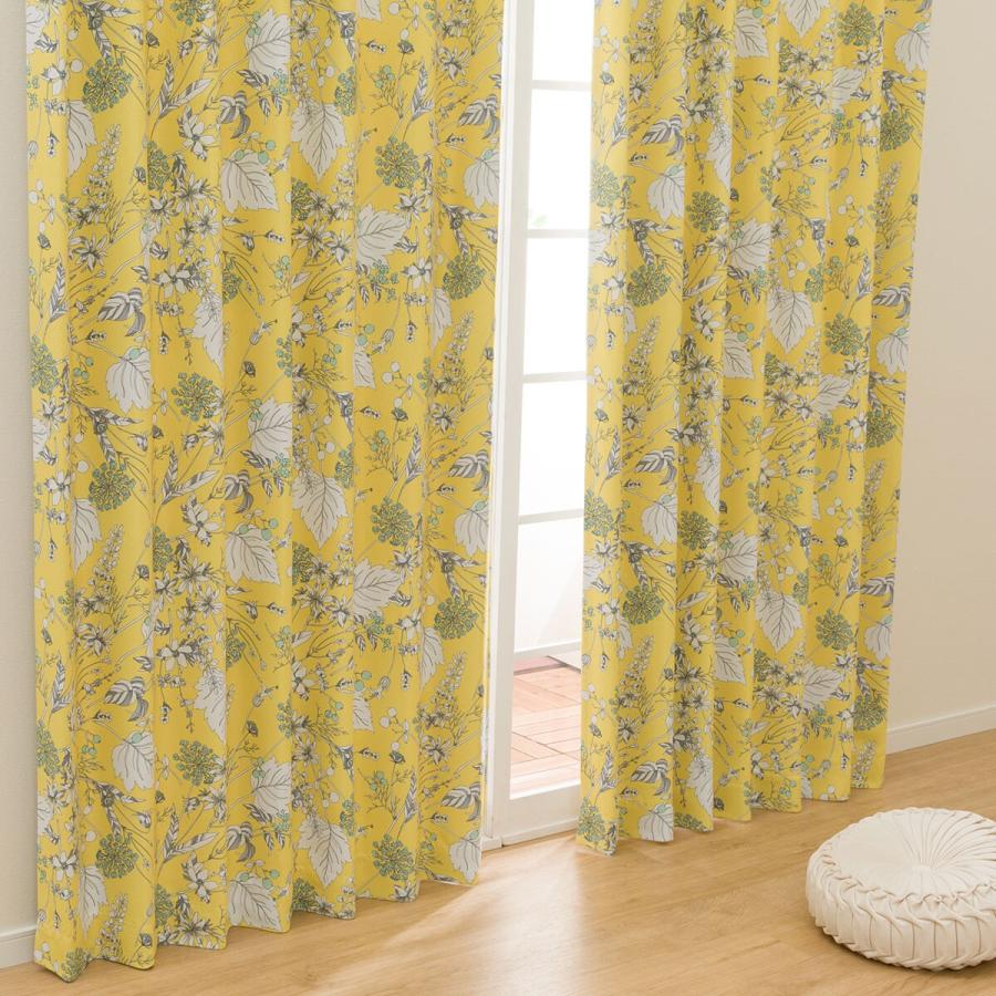 ニトリ（NITORI） 遮光2級・遮熱ドレープカーテン(100X135X2 リーフ