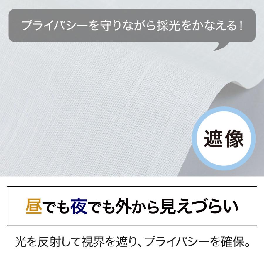 ニトリ（NITORI） 遮像・遮熱レースロールスクリーン(JY01K ホワイト