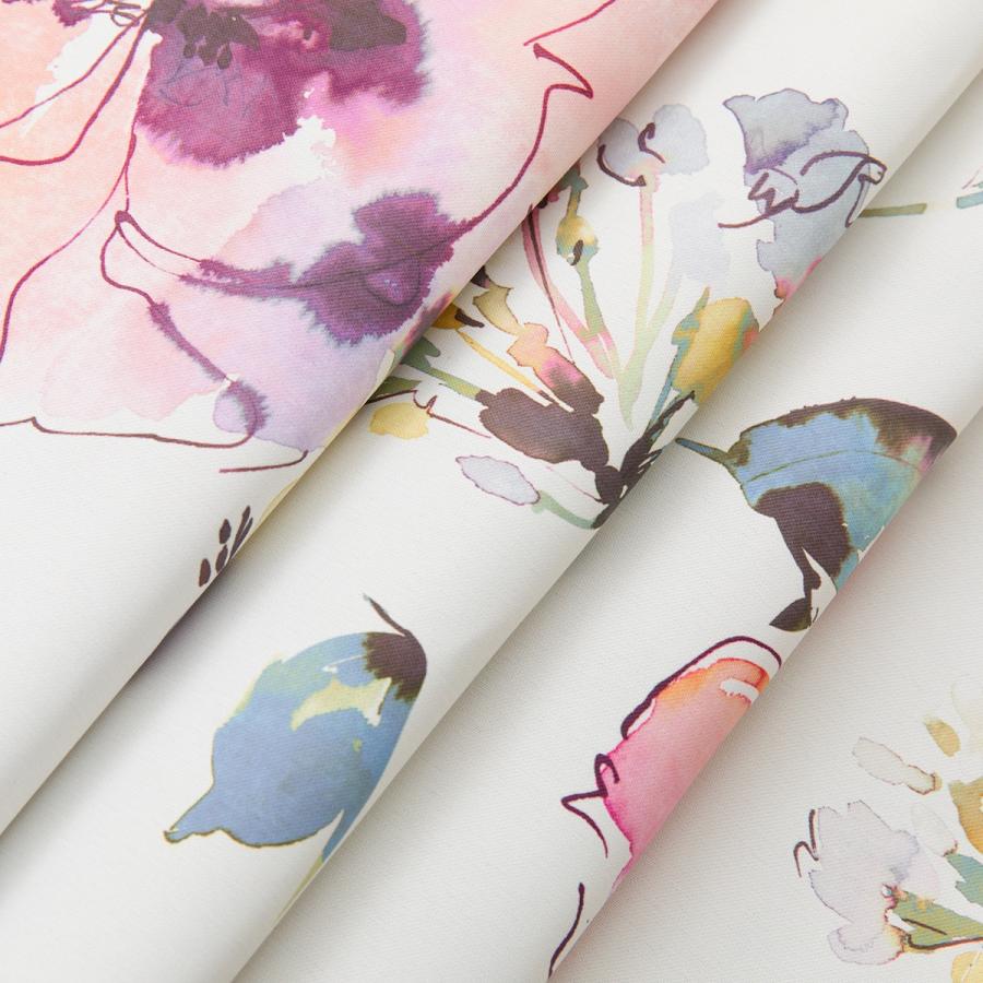 ニトリ（NITORI） 遮光・遮熱ドレープカーテン(100X200X2 ハナ ローズ