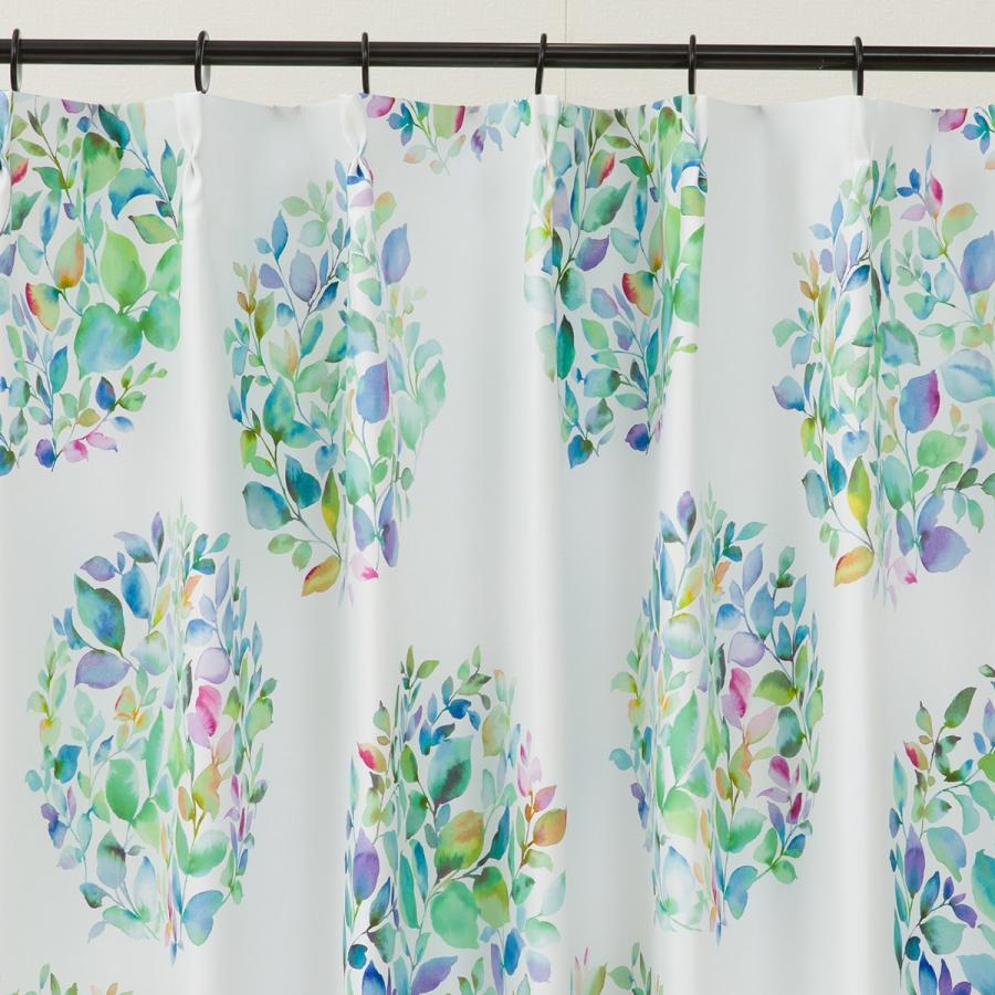 ニトリ（NITORI） 遮光・遮熱ドレープカーテン(100X190X2 リーフ