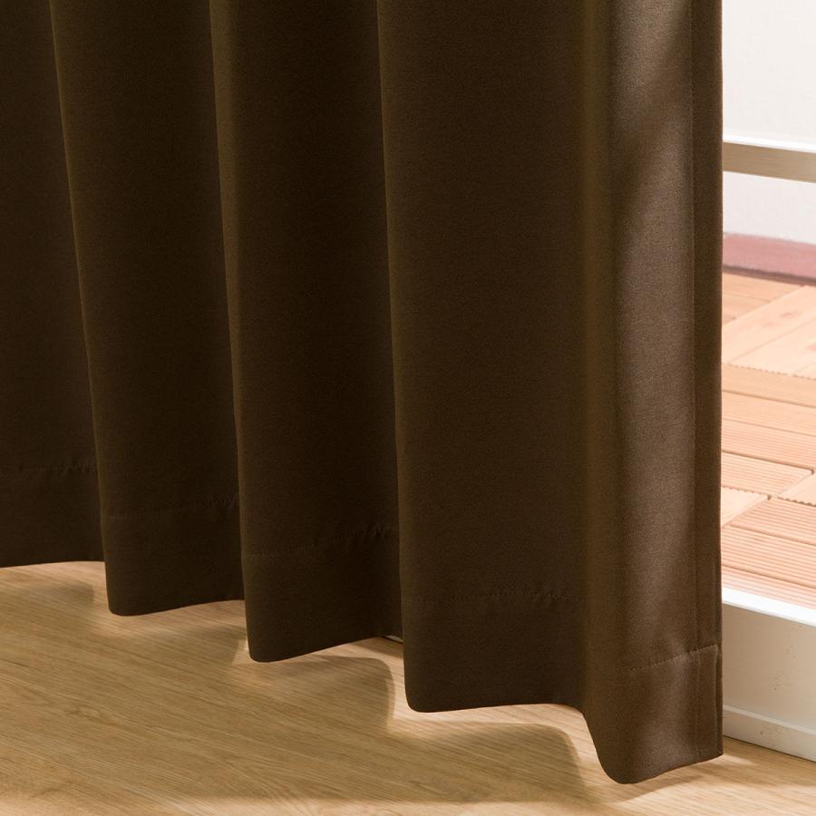 ニトリ（NITORI） 遮光1級ドレープカーテン(100X190X2 ブラウン DH146