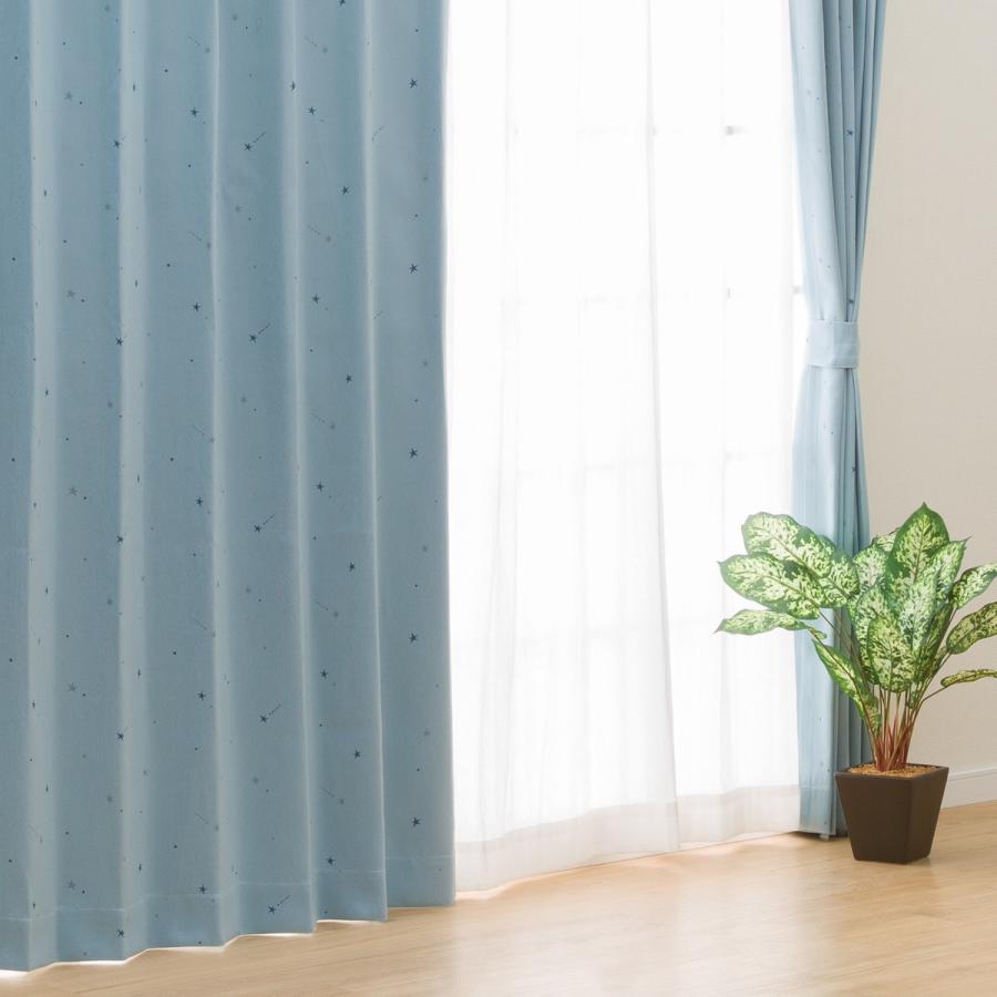 ニトリ（NITORI） 遮光2級・遮熱ドレープカーテン(100X190X2