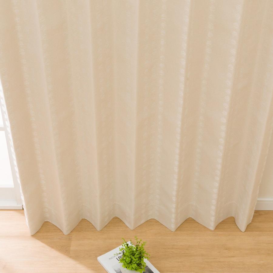 遮光1級・遮熱遮音カーテン(ジェンナ アイボリー 100X178X2) 2枚X2 遮光1級・遮熱・遮音カーテン(ジェンナ アイボリー 100X178X2) 2枚