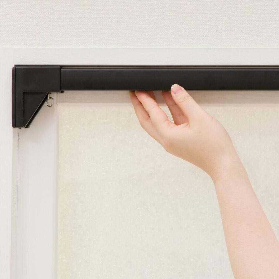 ニトリ つっぱりカーテンレール伸縮式(TR1 WH 75-110cm) 4本 ニトリ（NITORI） つっぱりカーテンレール伸縮式(TR1 ホワイト 75
