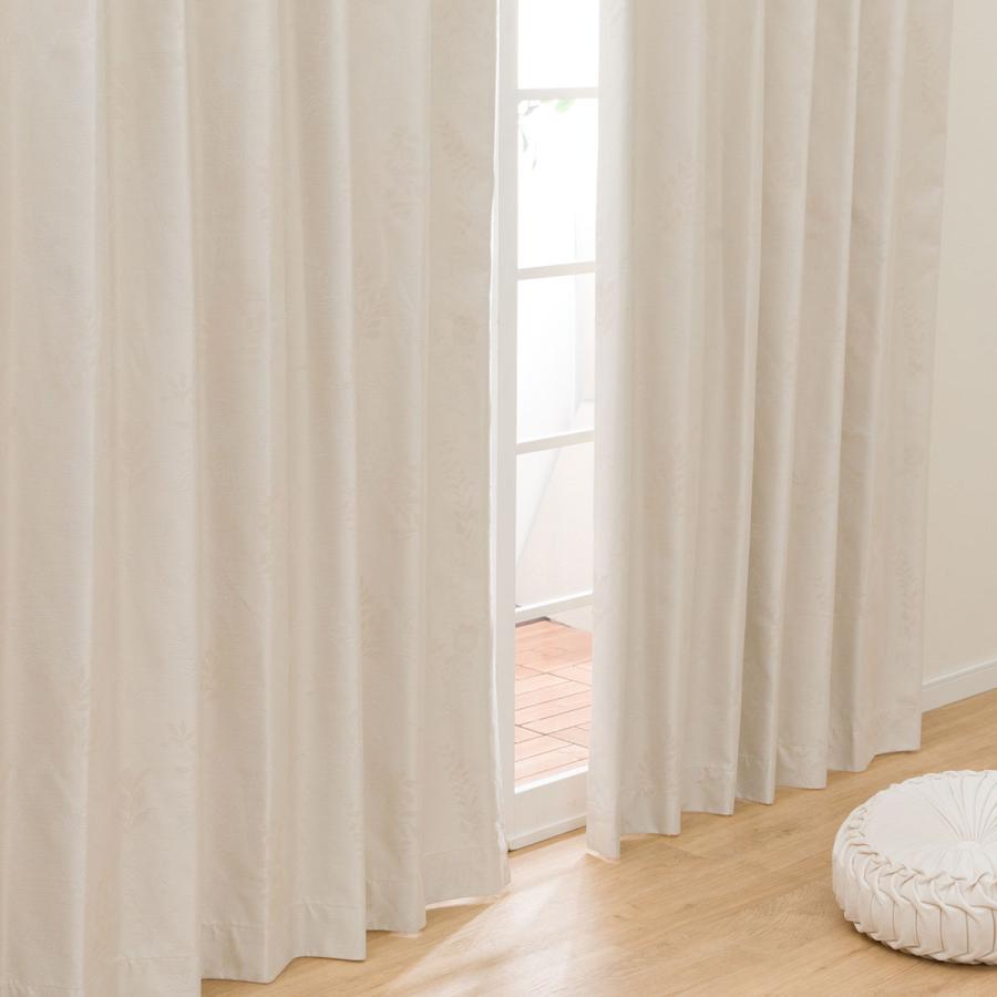 ニトリ 遮光1級・遮熱・遮音ドレープカーテン(100X190X2 JQ花柄