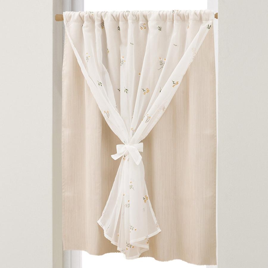 ニトリ（NITORI） ミニカーテン(SN-2W 100X100) : ニトリ Yahoo!店