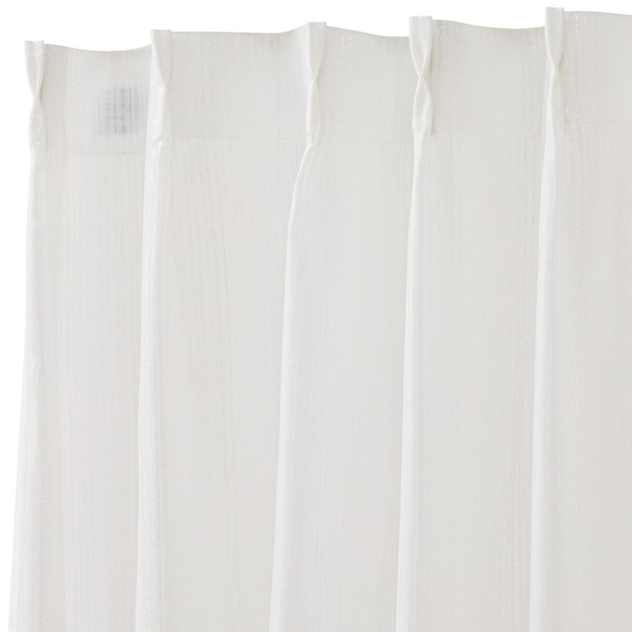 ニトリ（NITORI） UVカット・防炎・ミラーレースカーテン(RL182