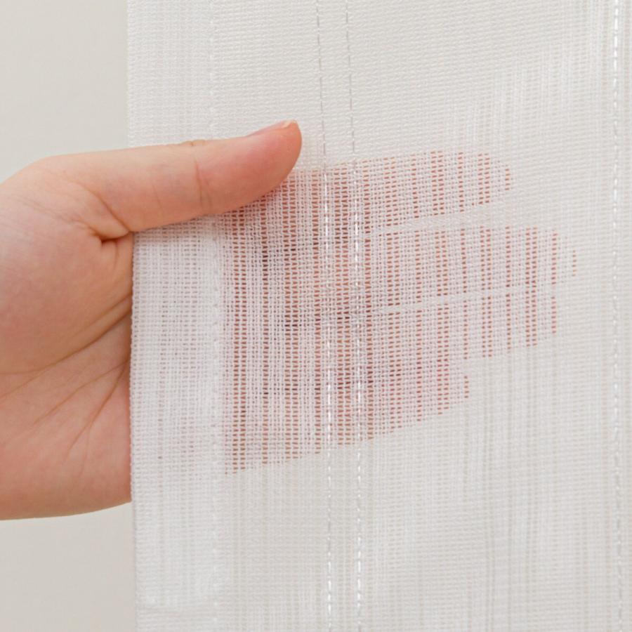 ニトリ（NITORI） UVカット・防炎・ミラーレースカーテン(RL182