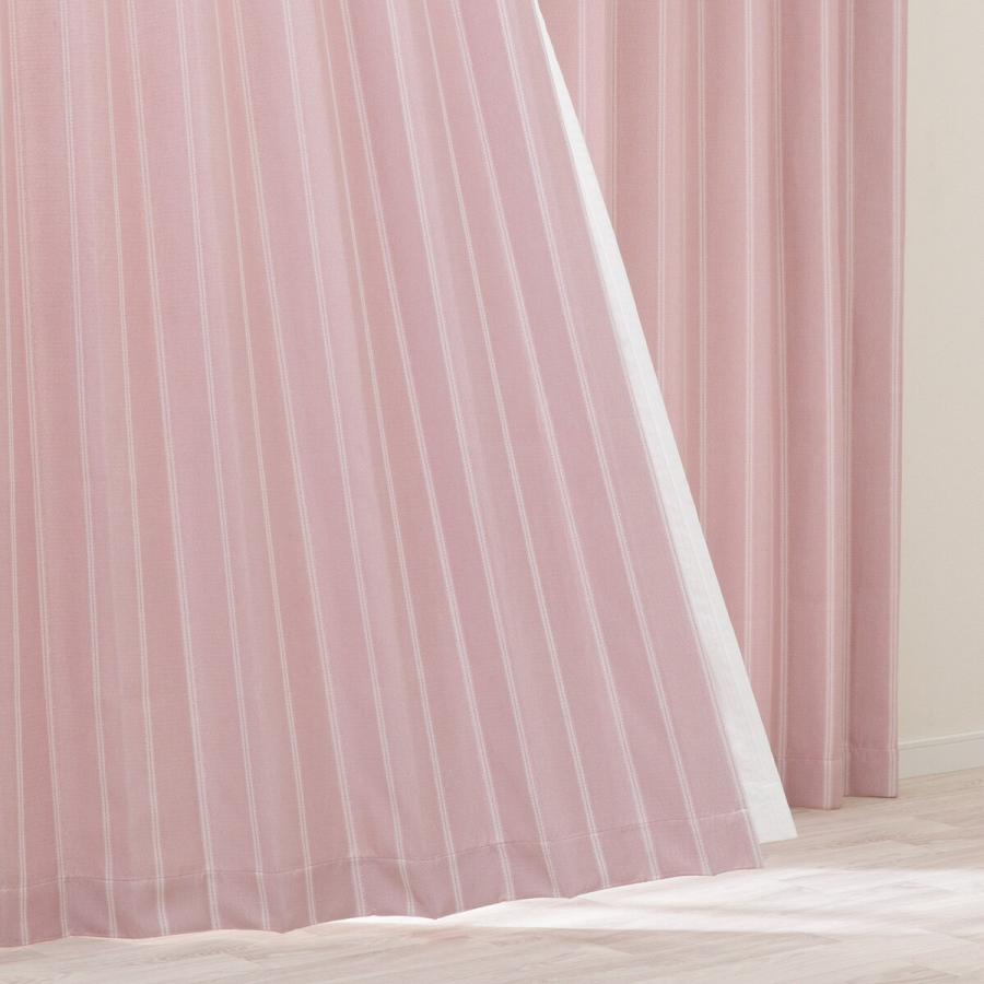 ニトリ（NITORI） 遮光3級カーテン(RD115 ローズ 100X200X2) : ニトリ