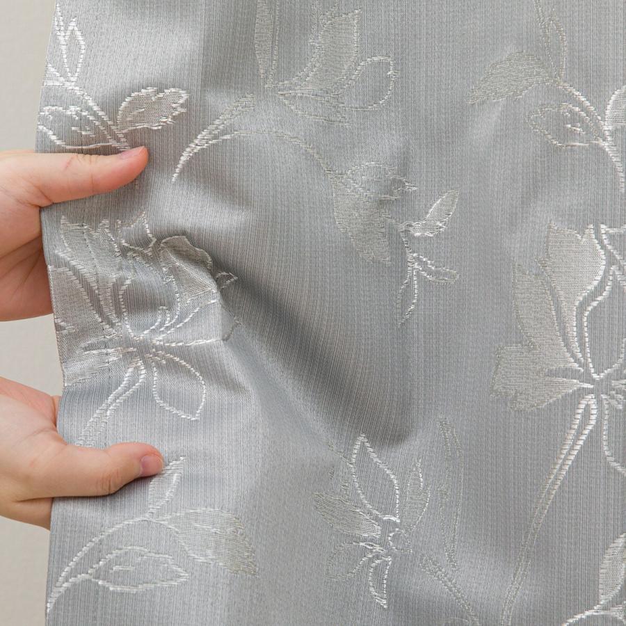 NITORI グレー ドレープカーテン×6枚 ニトリ（NITORI） 遮光1級・遮熱・遮音ドレープカーテン(100X190X2