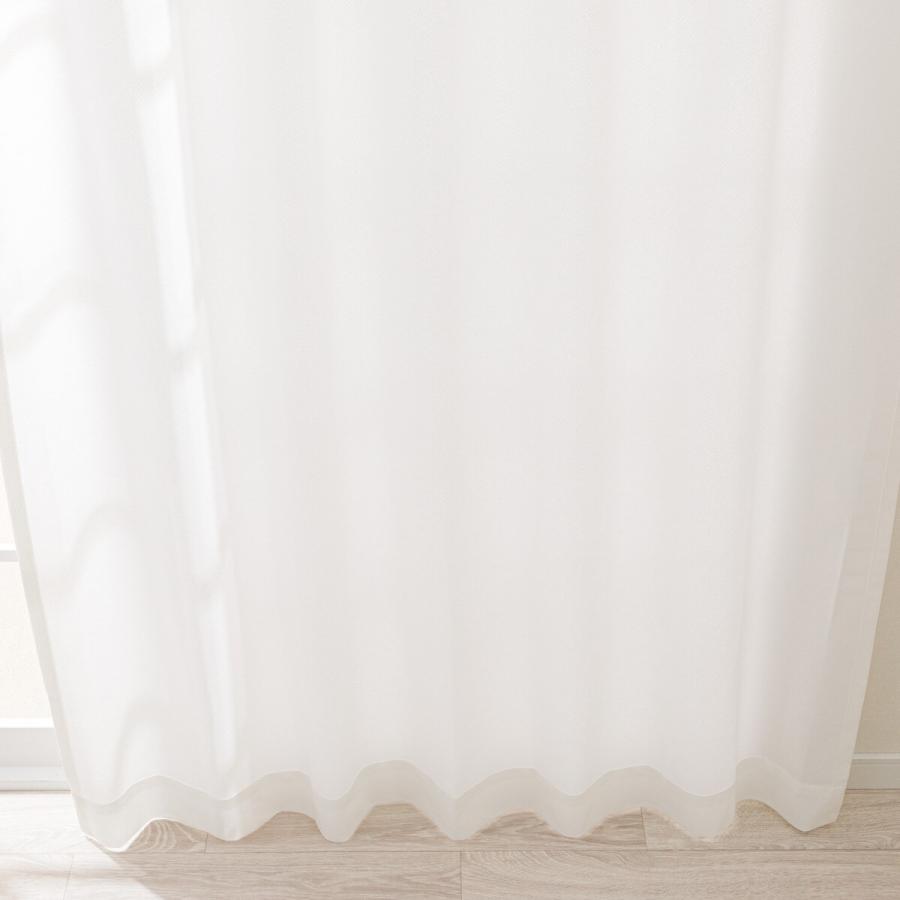 【新品】ニトリレースカーテン 幅150×丈188 2枚組 遮熱・遮像・UVカット 遮熱・遮像・採光156サイズレースカーテン エコナチュレ(WV 150×218×2