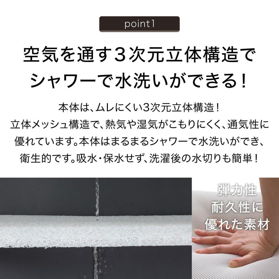 ニトリ（NITORI） 通気性の良い波型 3次元立体構造まくら(Nブレス
