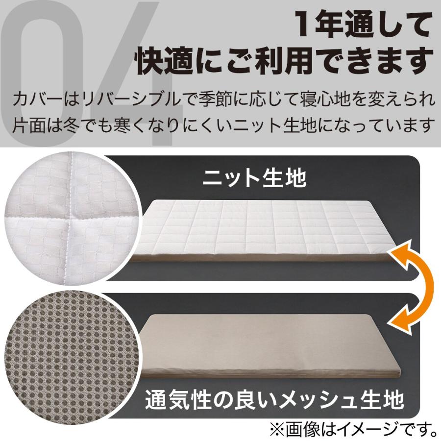ニトリ（NITORI） 通気性の良い敷布団+通気の良い3つ折りマットレス 2