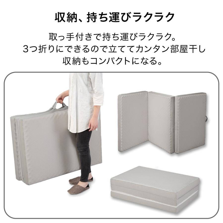 ニトリ（NITORI） 点で支える除湿シート付き 体圧分散敷布団