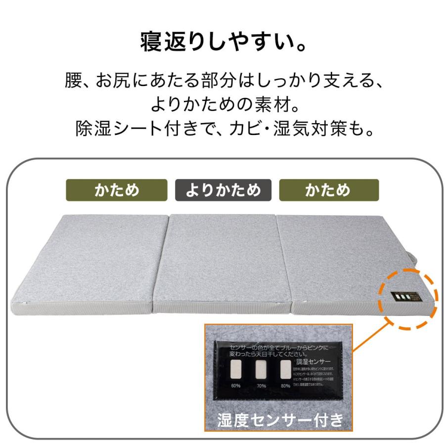 ニトリ（NITORI） 敷布団 体圧分散 点で支える 除湿シート付き 体圧