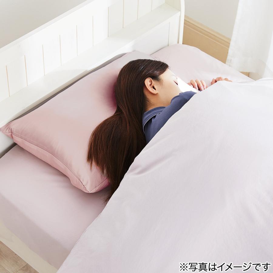 ニトリ（NITORI） 両面シルク枕カバー(ST2431 ローズ) デコホーム