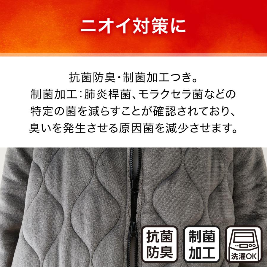 ボリューム中わた入り着る毛布 ロング丈(NウォームWSP DGY M ボリューム中わた入り着る毛布 ロング丈(NウォームWSP DGY M