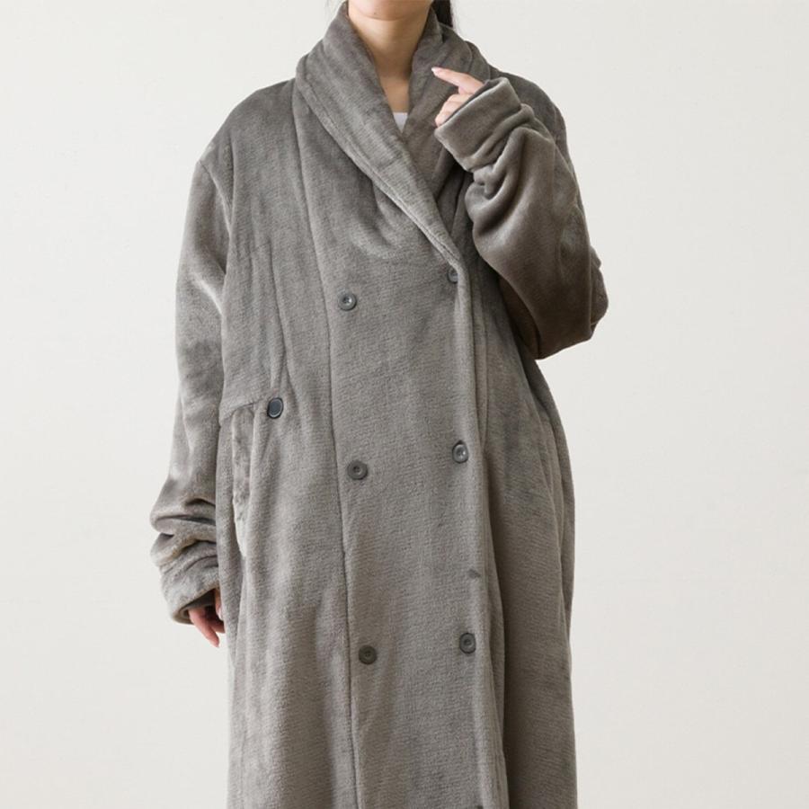 ニトリ　nウォーム　着る毛布 襟付きロング　USB nウォームwsp DGYM 洗えるUSB着る毛布襟付きロング(NウォームWSP DGYM) | ニトリ