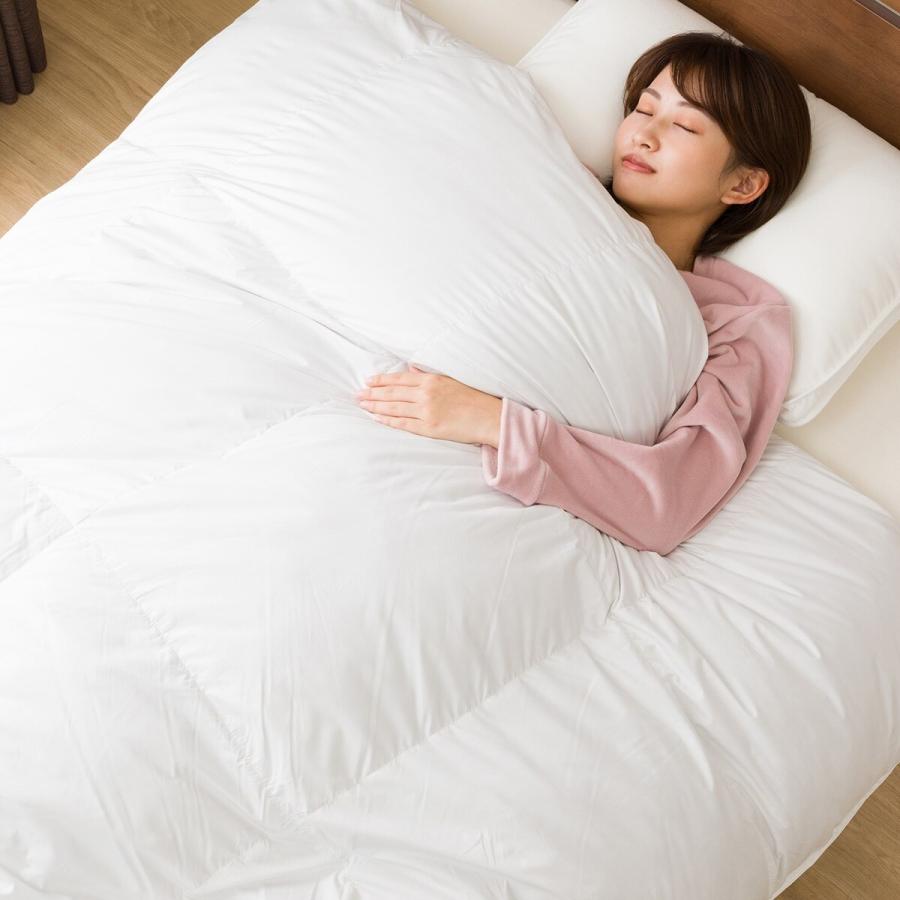 ニトリ N-sleep luxury Down 羽毛掛ふとん ダブル ホテルスタイル掛 