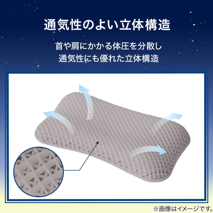 ニトリ（NITORI） 枕 まくら 高さ調整ができる TPE 高通気まくら(P2414