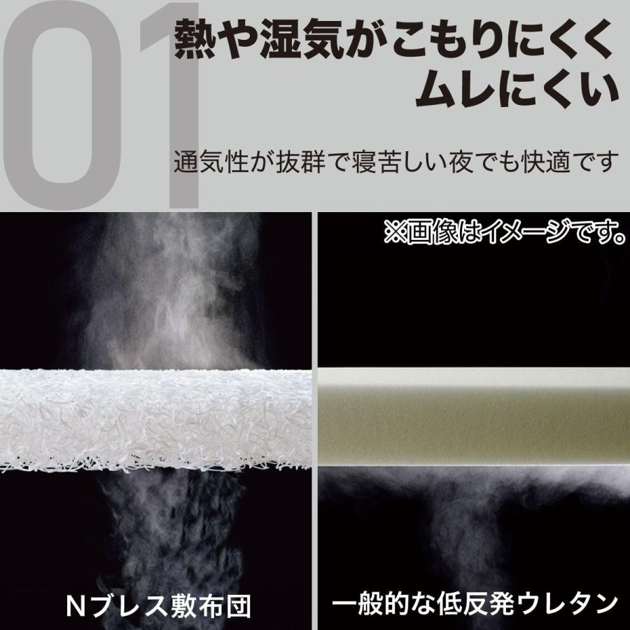 ニトリ 通気性の良い敷布団 セミダブル(Nブレス プラスエア ニトリ 通気性の良い敷布団 セミダブル(Nブレス プラスエア