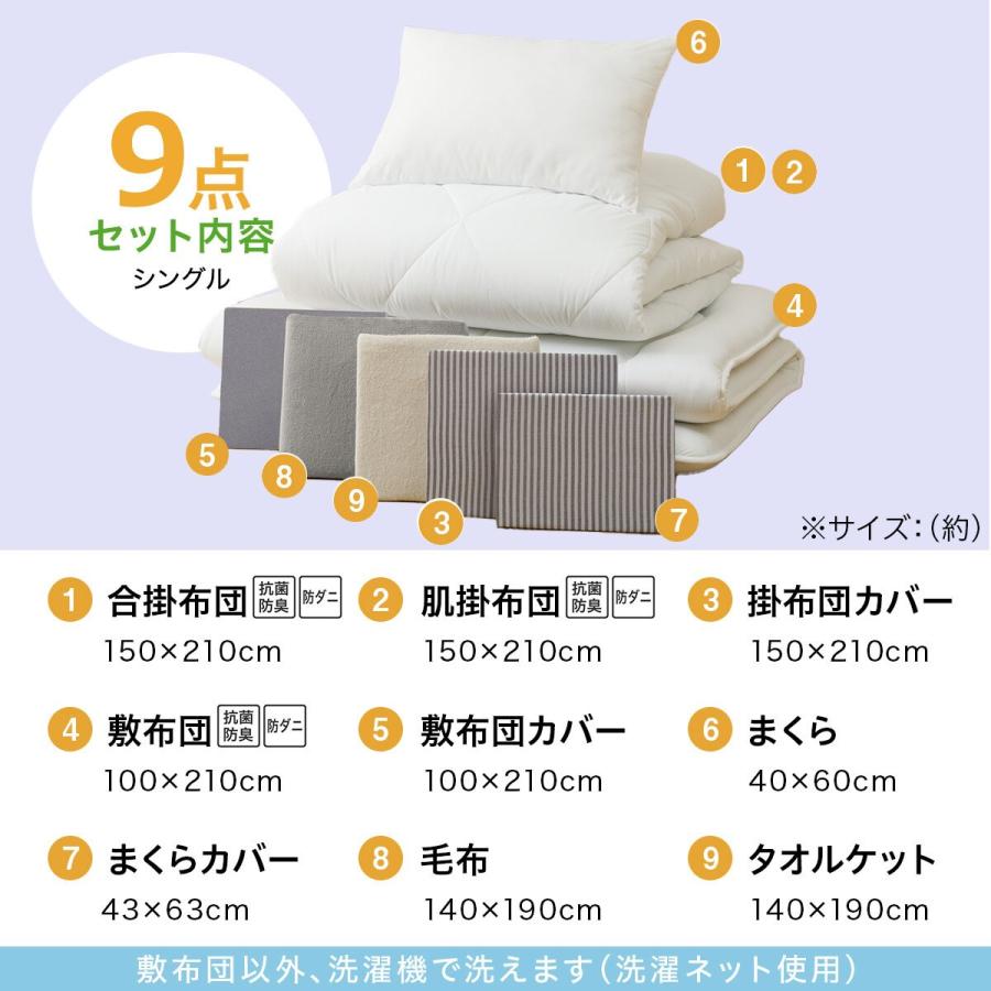 ニトリ オールシーズン対応 寝具9点セット シングル(GY S2310 S ニトリ オールシーズン対応 寝具9点セット シングル(GY S2310 S