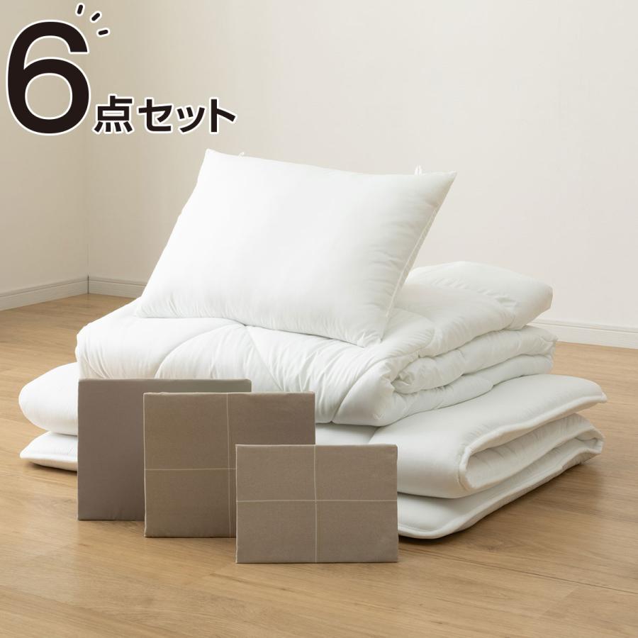 ニトリ カバーつき寝具6点セット シングル(WP/BE S2503 S ニトリ カバーつき寝具6点セット シングル(WP/BE S2503 S