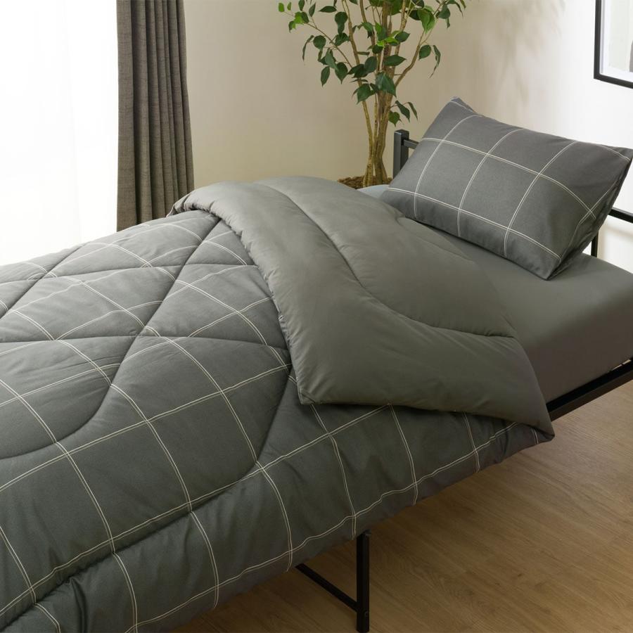 ニトリ カバーなしで使える掛ふとん入り寝具4点セット シングル ニトリ カバーなしで使える掛ふとん入り寝具4点セット シングル