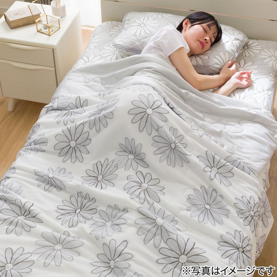 ニトリ（NITORI） 両面使える 肌布団 ダブル(NクールSP S2509ハナ