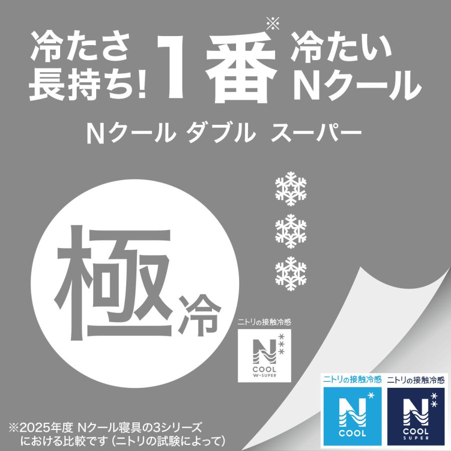 ニトリ（NITORI） 両面使える 肌布団 シングル(NクールWSP S2511 ハナ