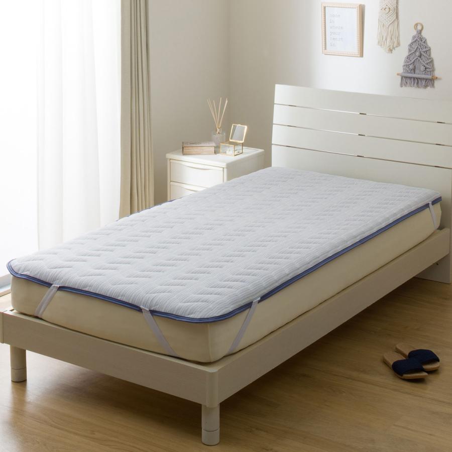 ニトリ　Nクール極冷　両面使える敷きパッド セミダブル 2点セット Amazon｜ニトリ Nクールダブルスーパー 両面使える ゴムバンド