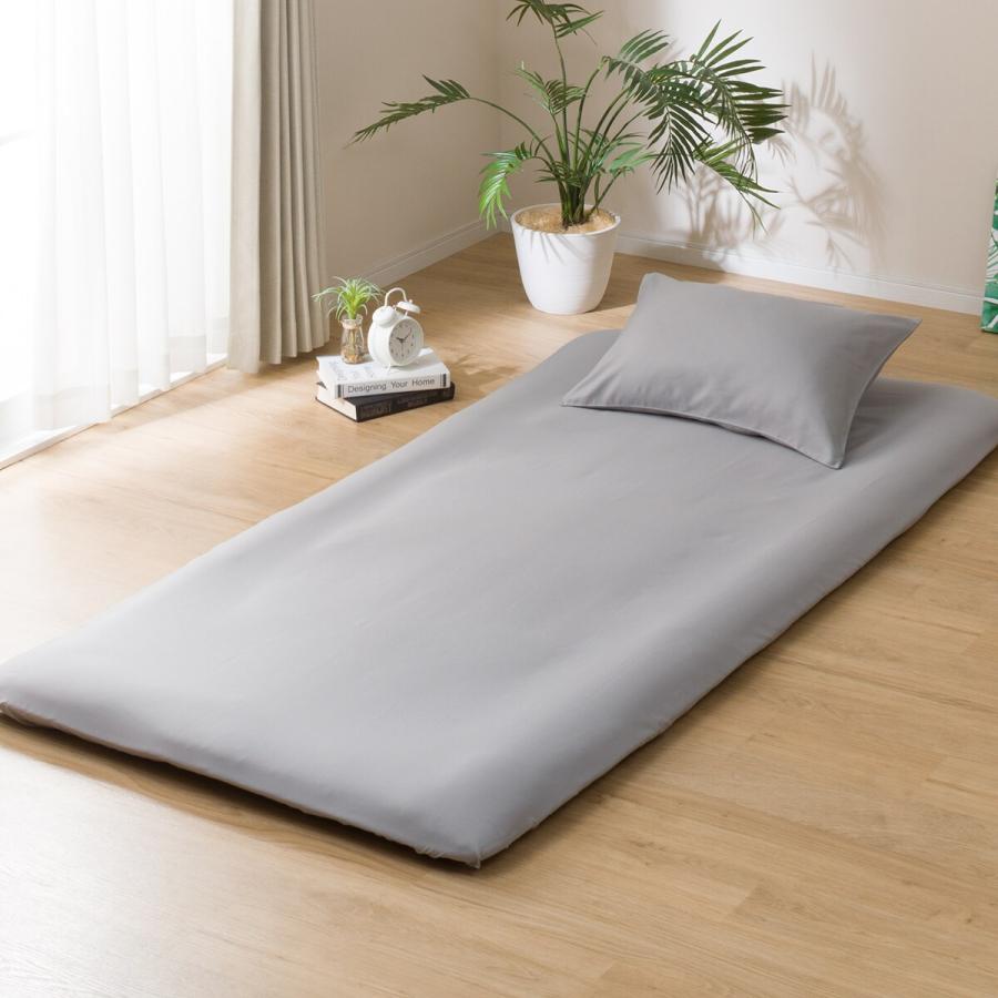 ニトリ（NITORI） Nウォーム毛布付き 寝具7点セット シングル(グレー