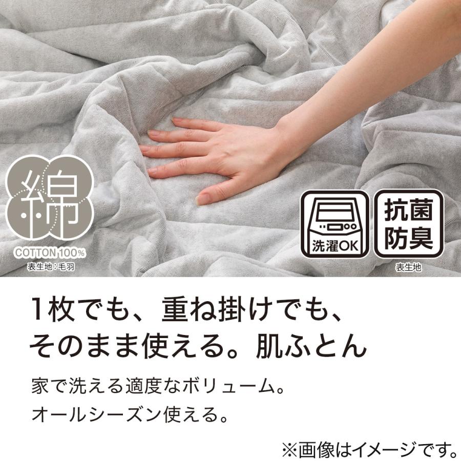 ニトリ（NITORI） 肌布団 シングル(Cベロア S GY T04) : ニトリ Yahoo