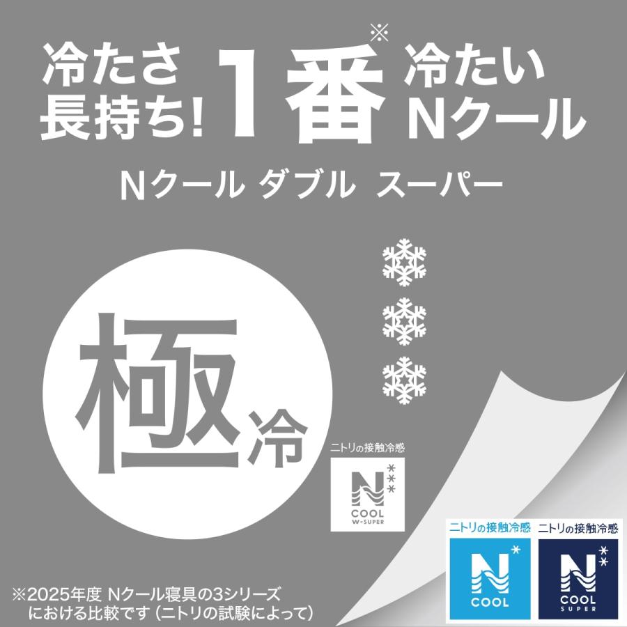 ニトリ（NITORI） 両面使える ピローパッド( NクールWSP GY S2503