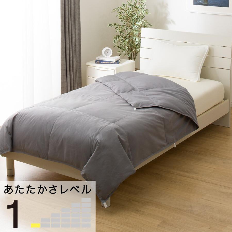 ニトリ（NITORI） ダウンケット つぶ綿入り シングル(GY K2501 S