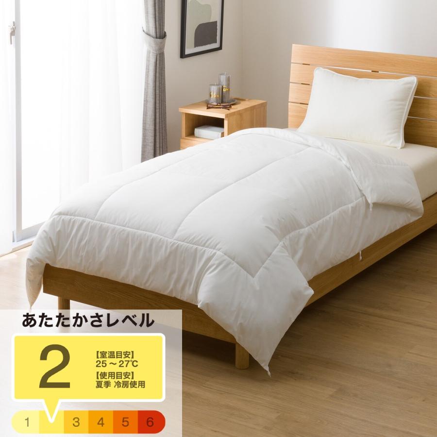 ニトリ（NITORI） ポリエステル薄掛ふとん セミダブル(K2427 SD