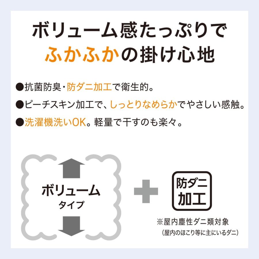ニトリ（NITORI） ボリューム抗菌防臭・防ダニ掛ふとん シングル(K2429