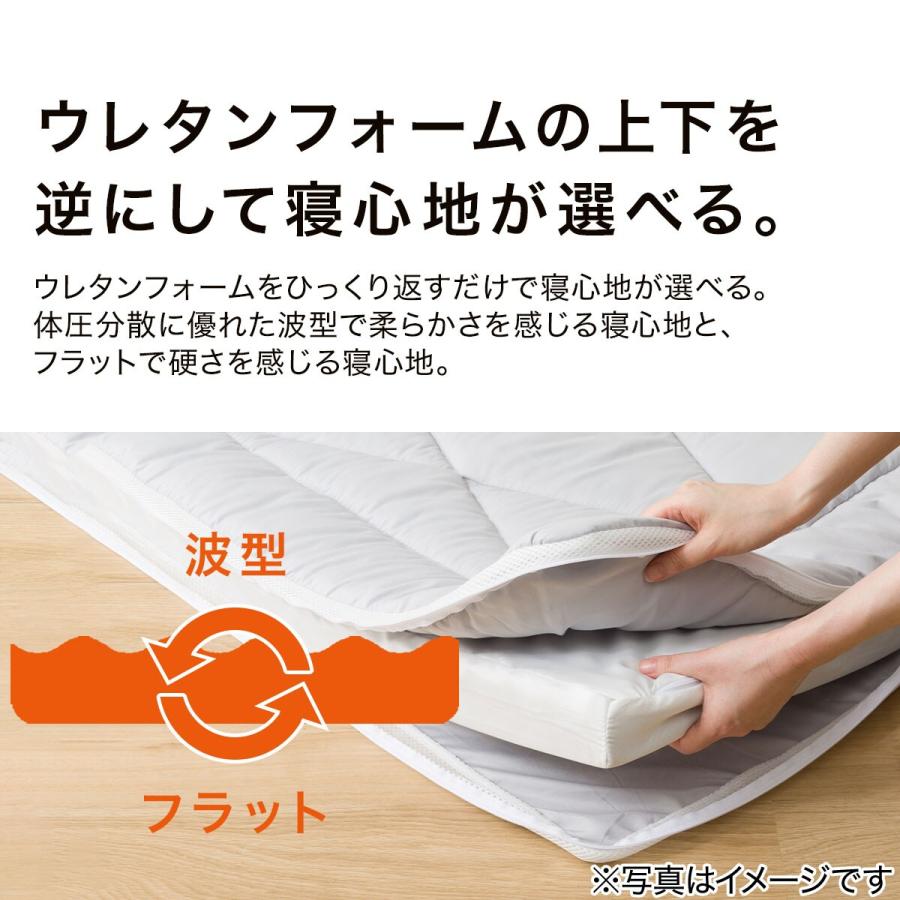 ニトリ 2層ボリューム防ダニ敷ふとん ダブル(H8) デコホーム