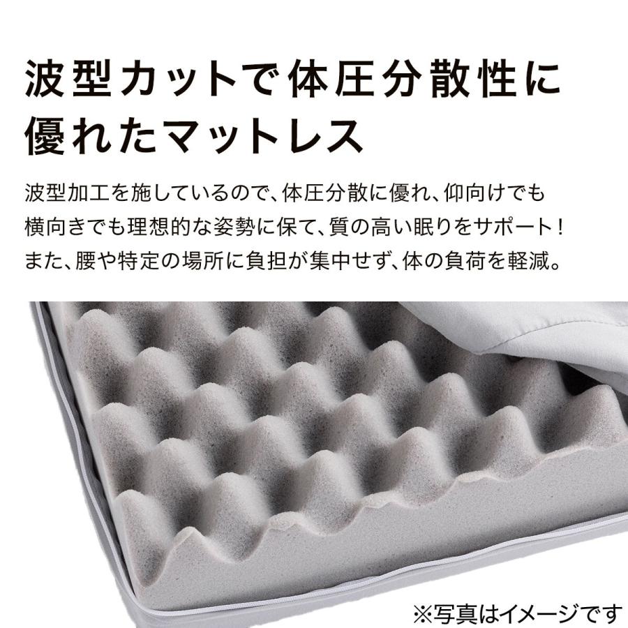 ニトリ　3つ折り高反発マットレス　厚さ10cm セミダブル 楽天市場】3つ折り高反発マットレス 厚さ10cm （日本製