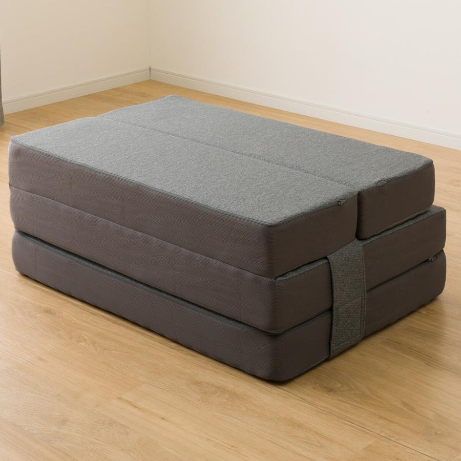 ニトリ ソファになるコイル入りマットレス シングル(レヴィン S