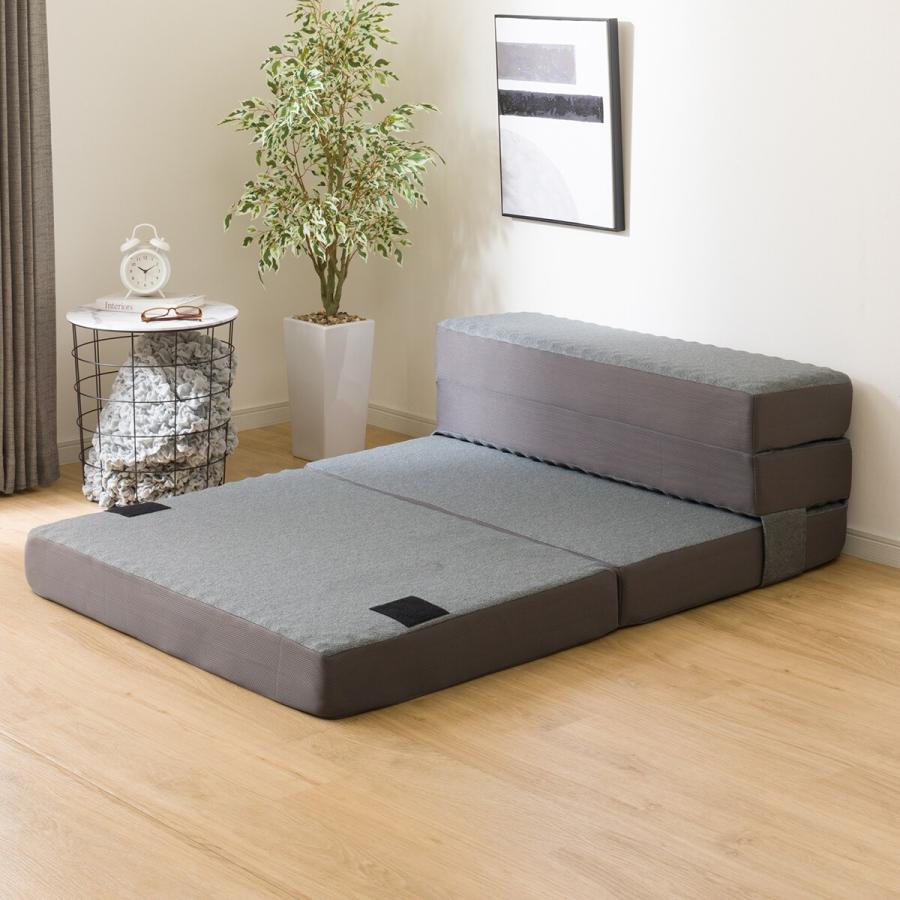 ニトリ　ソファーになるマットレス　シングル×2 ニトリのソファになるマットレス シングルサイズ