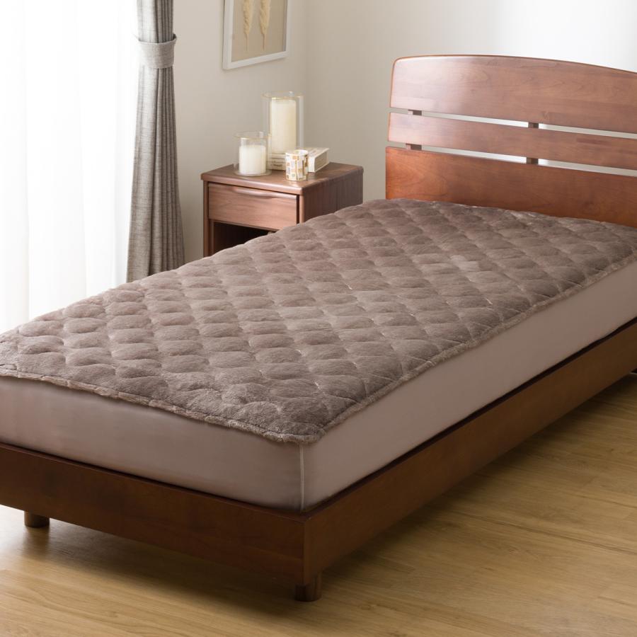 ニトリ 両面使える BOXパッド セミダブル(NウォームWSP モカ