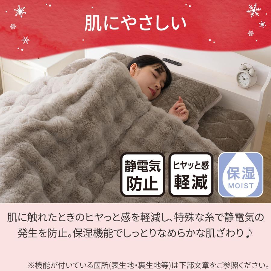 ニトリ（NITORI） 両面使える 敷きパッド ダブル(NウォームWSP モカ