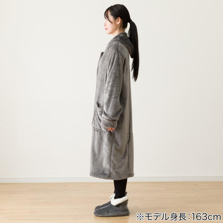 ニトリ（NITORI） すっぽり収納 着る毛布(NウォームWSPフード付き