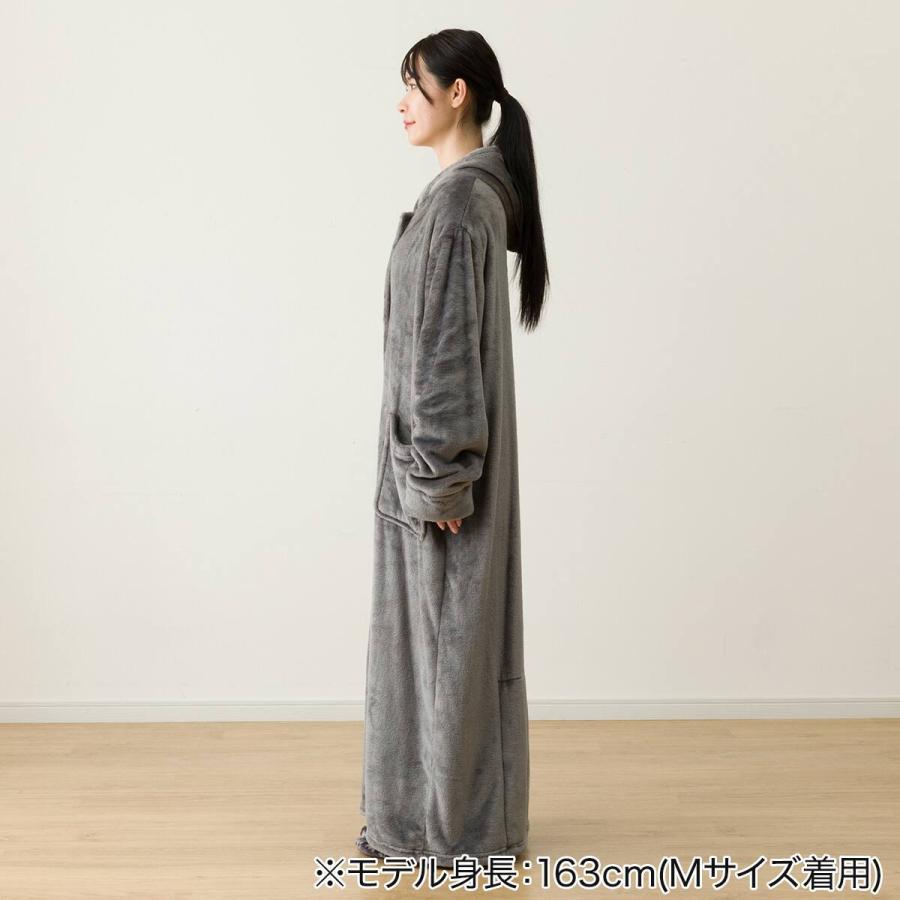 ニトリ（NITORI） すっぽり収納 着る毛布(NウォームWSP フード付き