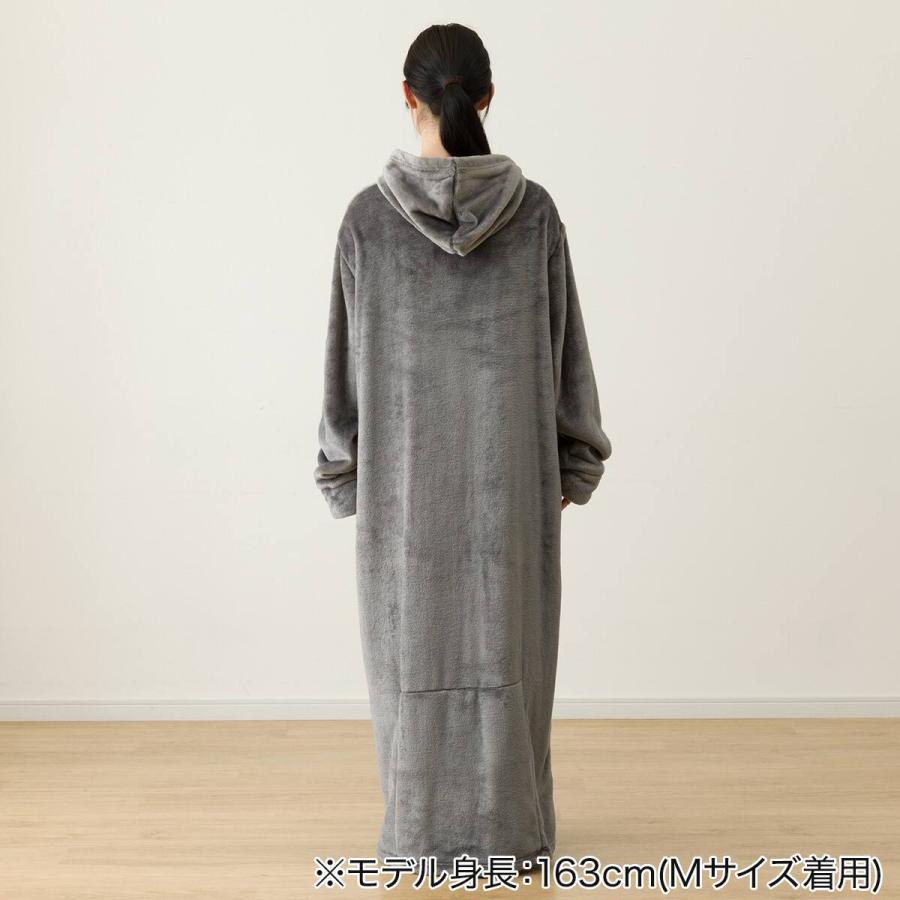 ニトリ（NITORI） すっぽり収納 着る毛布(NウォームWSP フード付き