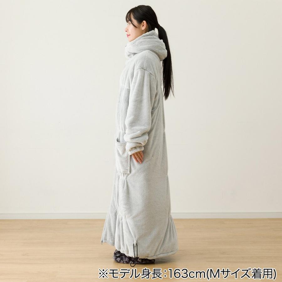 ニトリ すっぽり収納 ボリューム着る毛布(NウォームSP フード