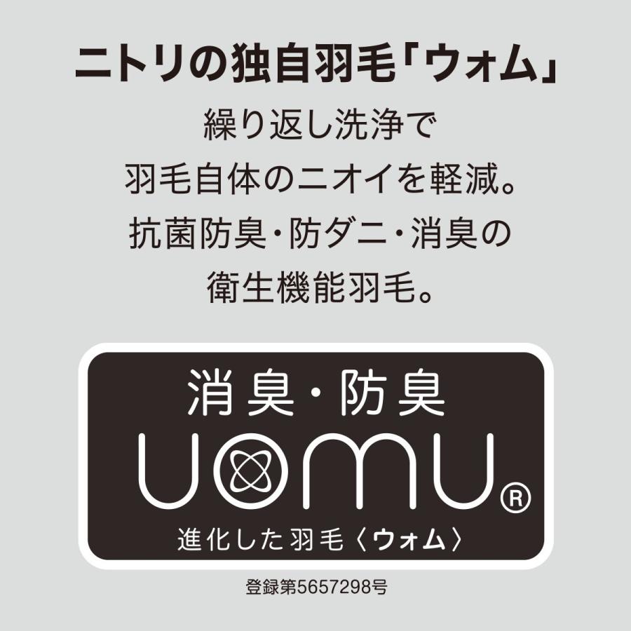 ニトリ（NITORI） 掛け布団 布団 羽毛入り掛ふとん(S-1 K2519) 洗える