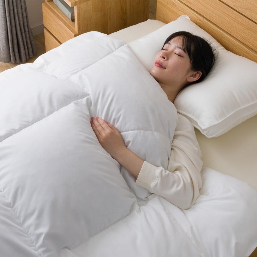 ニトリ 羽毛入り掛ふとん セミダブル(S-1 K2519 SD) : ニトリ