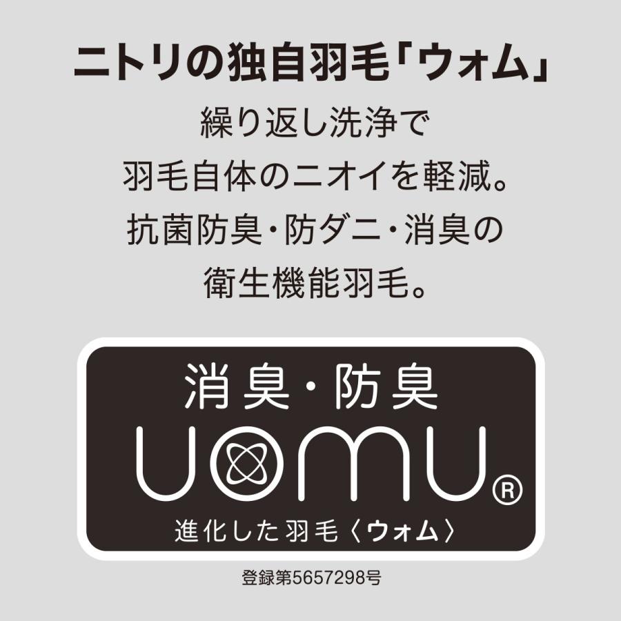 ニトリ（NITORI） 羽毛掛ふとん スタンダード シングル(UL K2521 S